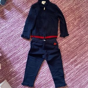 Gucci girls matching outfit